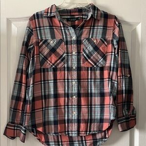 Lauren Plaid Button-Up Shirt